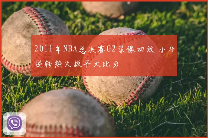 2011年NBA总决赛G2录像回放 小牛逆转热火扳平大比分