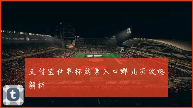 支付宝世界杯购票入口哪儿买攻略解析
