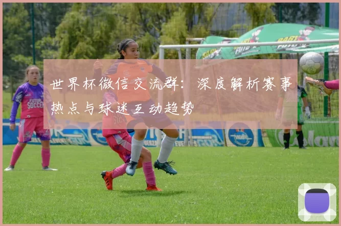 世界杯微信交流群:深度解析赛事热点与球迷互动趋势